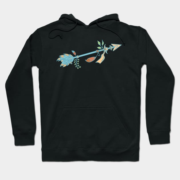 Boho Arrow Hoodie by Peter the T-Shirt Dude